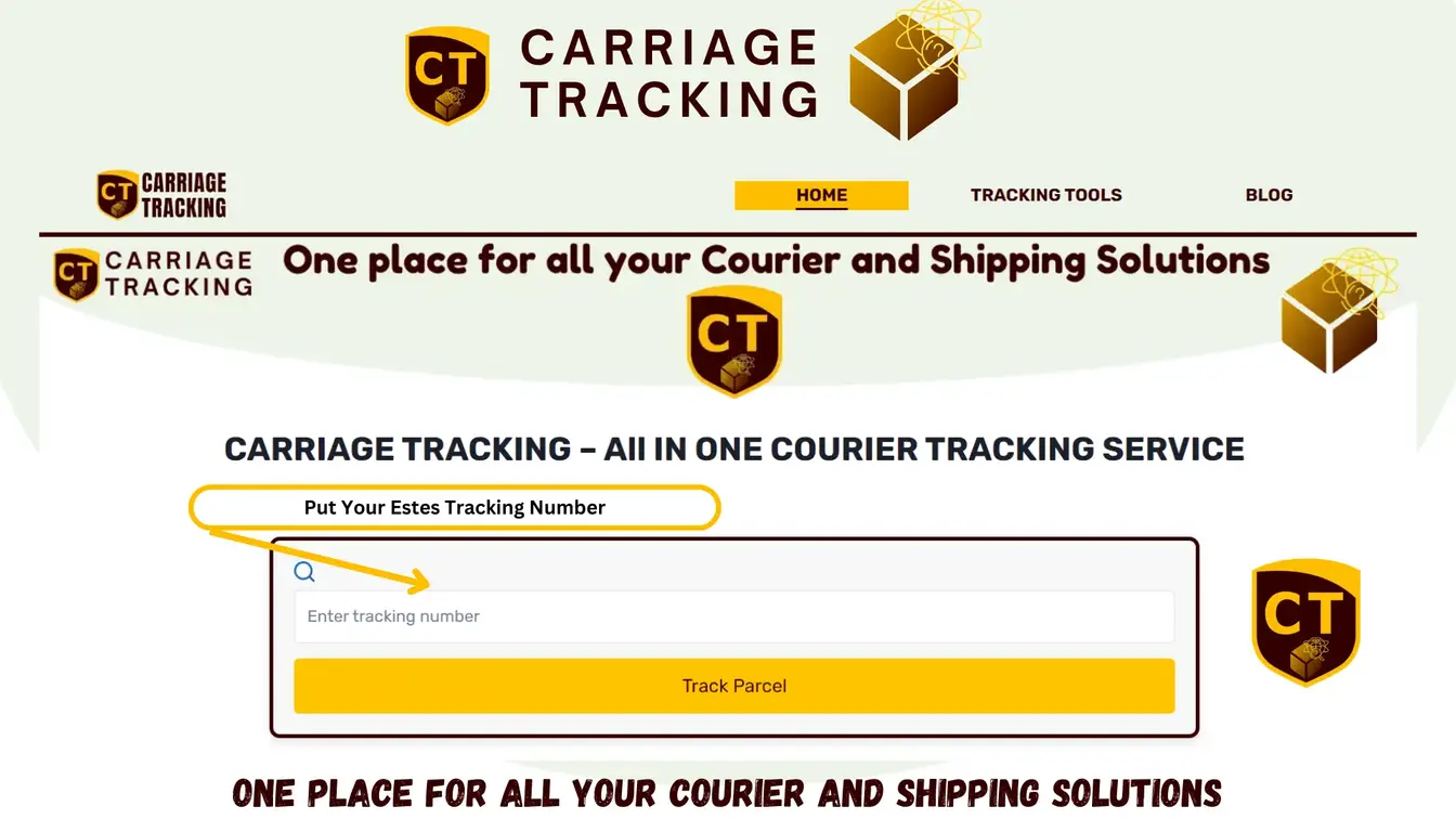 estes tracking from carriage tracking website